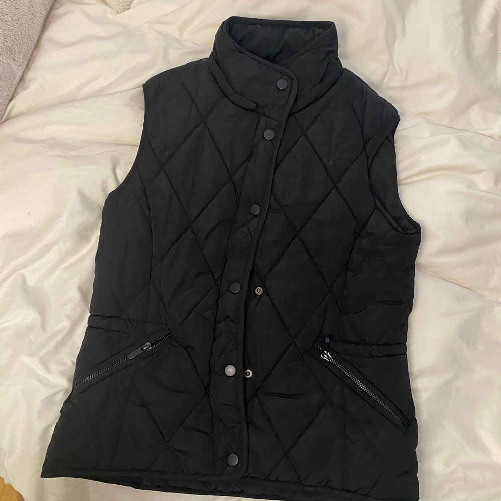 Zara black vest